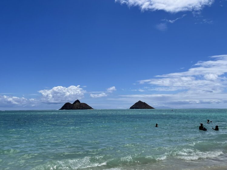 ラニカイビーチ 白浜とターコイズの海 ドライブ休憩