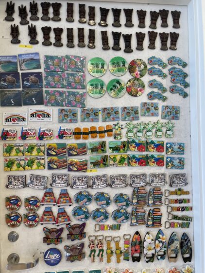 ワイキキ 中心地 お土産ショッピング風景